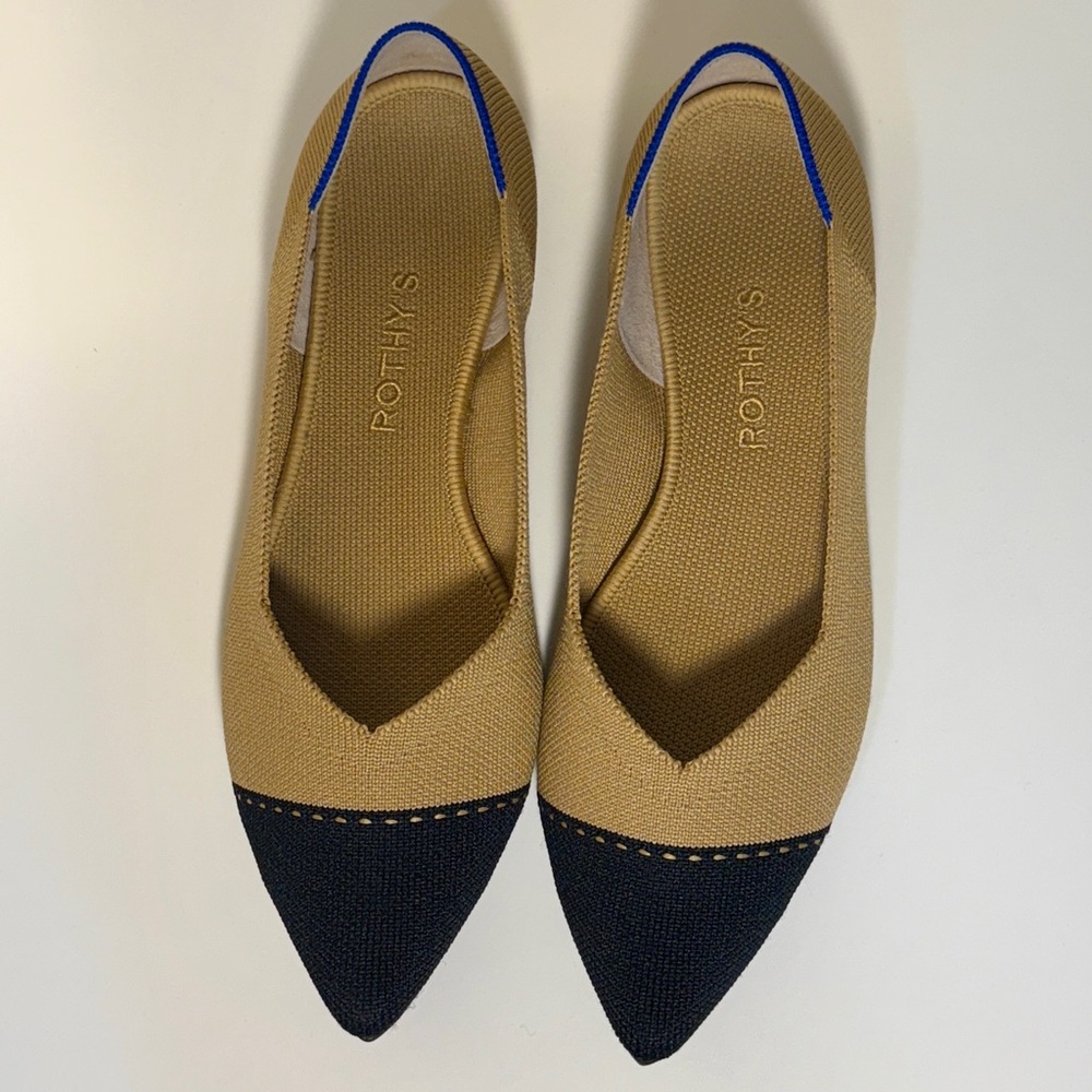 Rothy’s Camel Cap Toe Flats - Picture 12 of 15